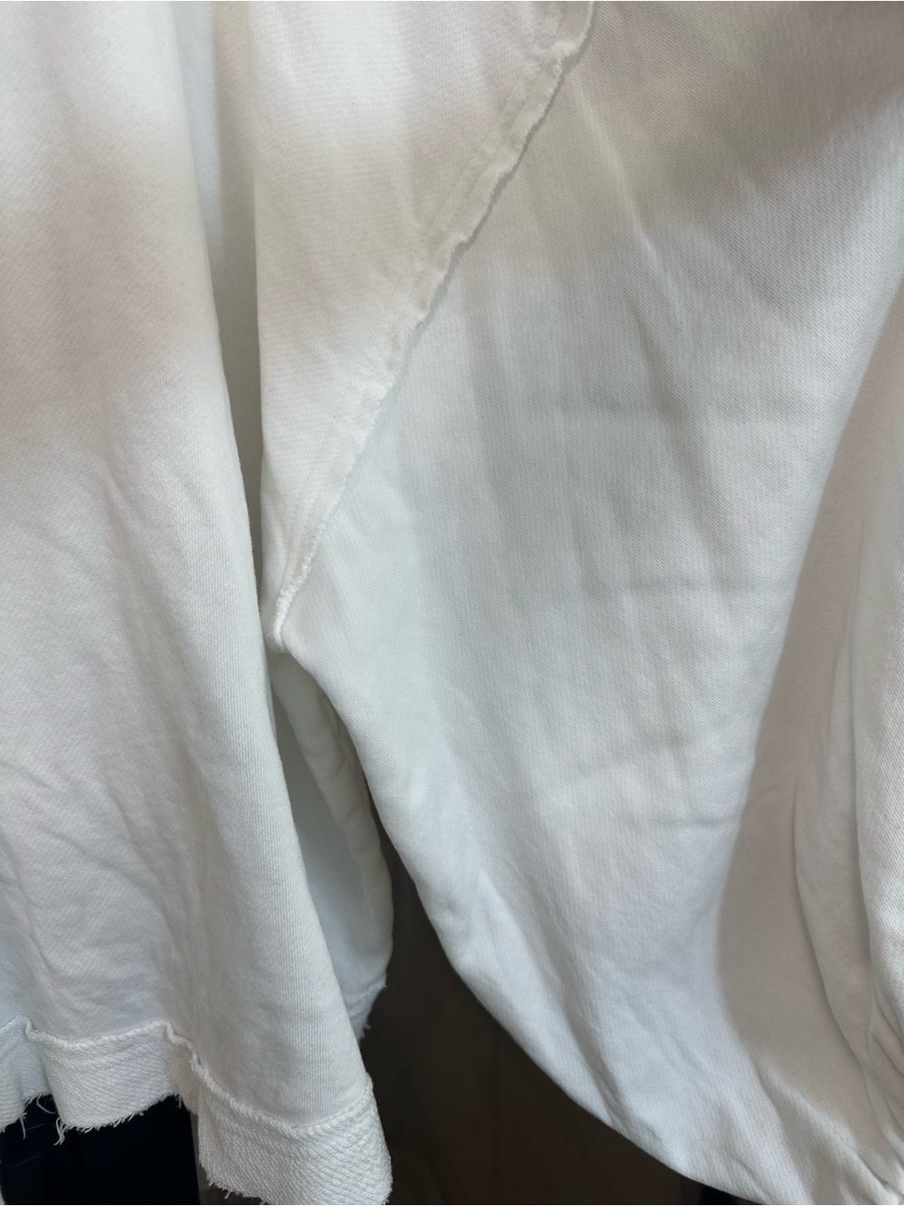 Free People White Sweatshirt Sz Medium worn once!!! - Picture 6 of 7